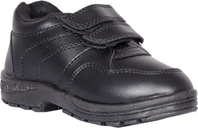 

Pollo Boys Velcro Formal Boots(Black