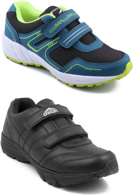 

Asian Boys Lace Running Shoes(Multicolor