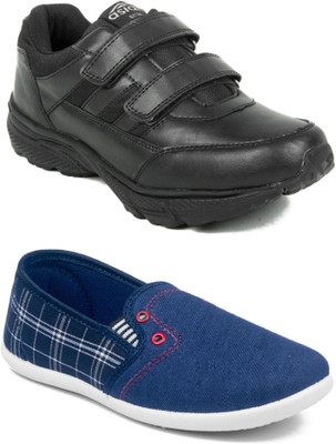 

Asian Boys Lace Walking Shoes(Multicolor