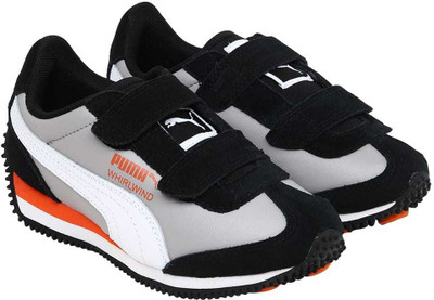 

Puma Boys & Girls Lace Sneakers(Black, Black-red blast-ash
