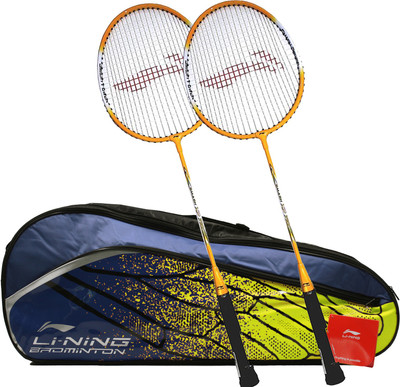 

Li-Ning Graffiti Smash XP 710 Combo (Multi-Graffiti 3 Zipper Badminton Kitbag + 710 Badminton Racquet, Set Of 2) - Navy Bag Badminton Kit