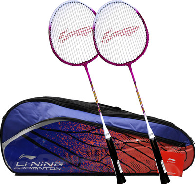 

Li-Ning Graffiti Smash XP 708 Combo (Multi-Graffiti 3 Zipper Badminton Kitbag + 708 Badminton Racquet, Set Of 2) - Blue Bag Badminton Kit