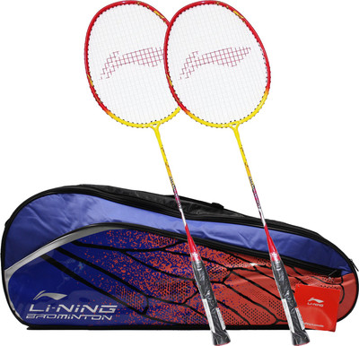 

Li-Ning Graffiti Smash XP 807 Combo (Multi-Graffiti 3 Zipper Badminton Kitbag + 807 Badminton Racquet, Set Of 2) - Blue Bag Badminton Kit