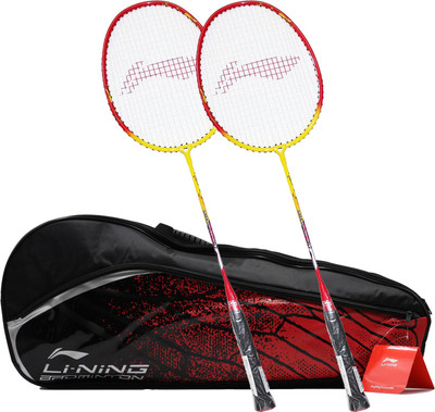 

Li-Ning Graffiti Smash XP 807 Combo (Multi-Graffiti 3 Zipper Badminton Kitbag + 807 Badminton Racquet, Set Of 2) - Black Bag Badminton Kit