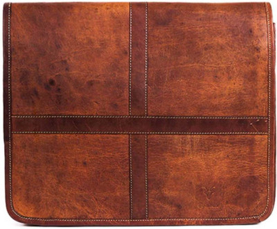 

PINO 13 inch Laptop Messenger Bag(Brown)