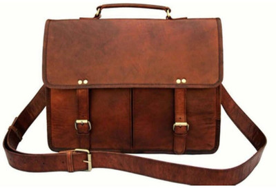 

PINO 15 inch Laptop Messenger Bag(Brown)