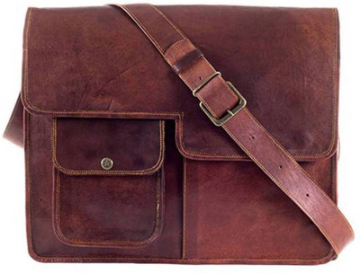 

PINO 13 inch Laptop Messenger Bag(Brown)