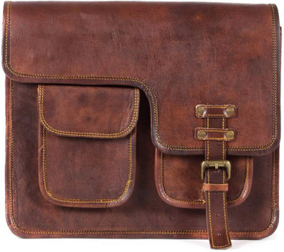 

PINO 13 inch Laptop Messenger Bag(Brown)
