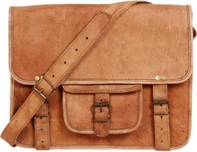 

PINO 13 inch Laptop Messenger Bag(Brown)