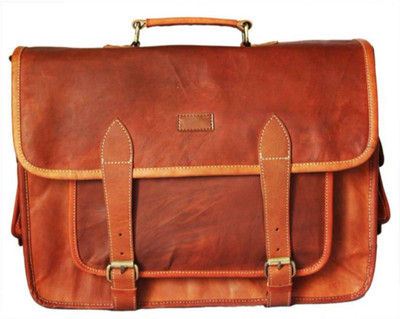 

PINO 15 inch Laptop Messenger Bag(Brown)