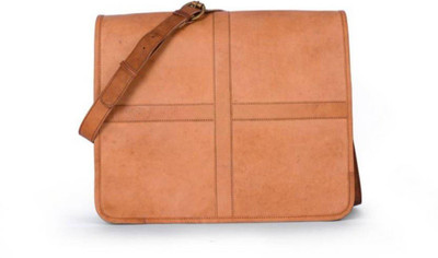 

PINO 14 inch Laptop Messenger Bag(Brown)
