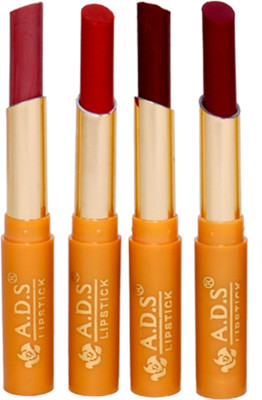 

ADS Durable Matte waterproof lipstick set of 4 multicolor (bba)(Multicolor, 1.5 ml)
