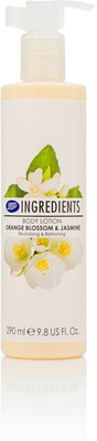 

Boots Ingredients Body Lotion, Orange Blossom & Jasmine - 290ml (9.8oz)(290 ml)