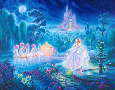 

Cinderella Evening Magic Disney poster Print Poster on 13x19 Inches Paper Print(19 inch X 13 inch, Rolled)