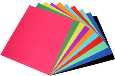 

Vardhman Both Side Colored Multi Use Pastel Craft Paper, UNRULED Paper Size ( 70 x 56 cm ) 300 GSM Multipurpose Paper(Set of 10, Multicolor)