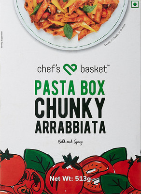 

Chef's Basket Pasta Box, Chunky Arrabbiata, 513g Pasta(513 g)