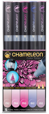 

Chameleon CT0512 Floral Tone Stationery Set(Pack of 5)