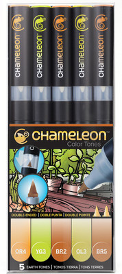 

Chameleon CT0503 Earth Tone Stationery Set(Pack of 5)