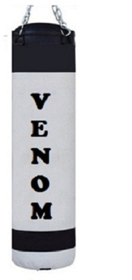 

Venom 8.0 Feet Long, PU Material, White and Black Color, Unfilled with Hanging Chain Hanging Bag(8.0, 96 kg)