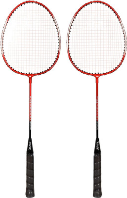 

SVR Beginners Training Practice Lightweight Pack of 2 Multicolor Badminton Racquet(G4 - 3.25 Inches, 250 g)