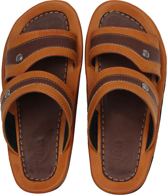 

Kraasa Men Brown::Beige Sandals