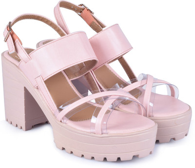 

Trendy Look Women Peach Heels
