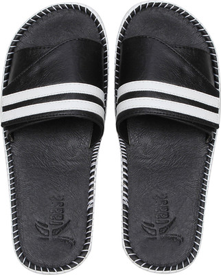 

Kraasa Men Black::White Flats
