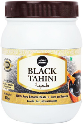 

Urban Platter Black Tahini Paste[100% Chemical free & Cholesterol free] Sauces(500 g)