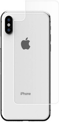 realtech Back Tempered Glass for Apple iphone 10(Pack of 1)