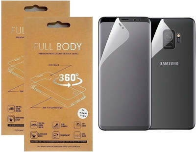 

Vatsin Front and Back Screen Guard for Samsung Galaxy S9, Transparent