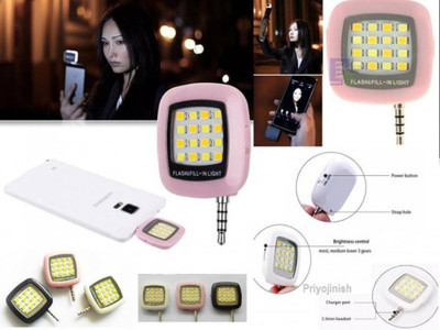 

ZEVORA 3.5 Selfie Flash(Adjustable Brightness Pink)