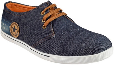 

MarcoUno BLACK COLOUR DENIM CASUAL SHOES Party Wear For Men(Blue