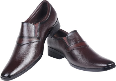 

Enzo Cardini Enzo Cardini Men's Brown Synthetic Leather Formal Shoes Slip On For Men(Brown