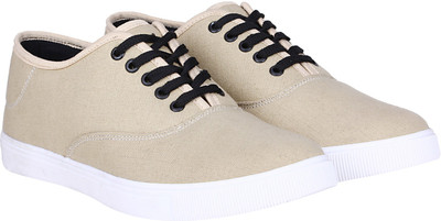 

Kraasa Dress to Kill Canvas Shoes For Men(Beige, Cream::black