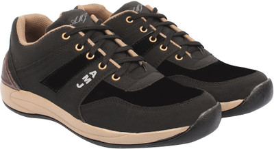 

AMJ Amj Black Nubuck Leather Casual Casuals For Men Casuals For Men(Black
