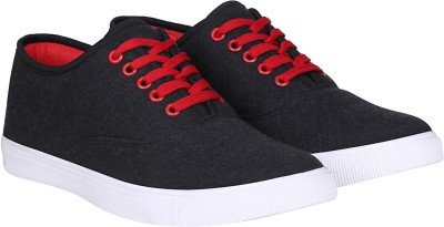 

Kraasa Dress to Kill Canvas Shoes For Men(Black, Black::red