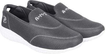 

AMJ Amj Grey Mesh Casual Loafers For Men Loafers For Men(Grey