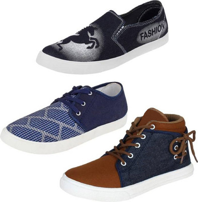 

CAMFOOT COMBO(C)-690+678+692 Loafers For Men(Multicolor