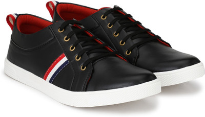 

PALK LOUIS Palk Louis Men's Black Smart Casual Shoes Sneakers For Men(Black