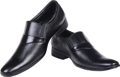 

Enzo Cardini Enzo Cardini Men's Black Synthetic Leather Formal Shoes Slip On For Men(Black