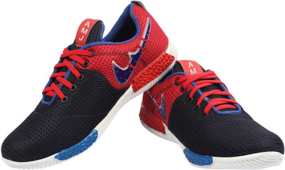 

AMJ Amj Navy & Red Mesh Casual Sneakers For Men Sneakers For Men(Navy, Red