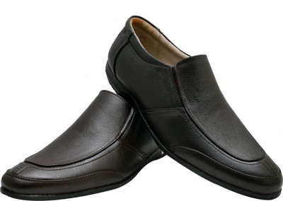

Enzo Cardini Enzo Cardini Men's Brown Original Leather Formal Shoes Slip On For Men(Brown