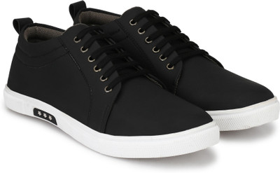 

PALK LOUIS Palk Louis Men's Black Smart Casual Shoes Sneakers For Men(Black