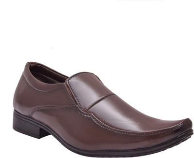 

Enzo Cardini Enzo Cardini Men's Brown Synthetic Leather Formal Shoes Slip On For Men(Brown
