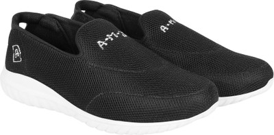 

AMJ Amj Black Mesh Casual Loafers For Men Casuals For Men(Black