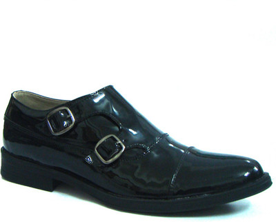 ASM M101F Monk Strap For Men(Black