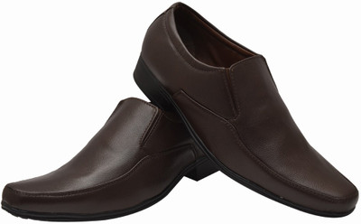 

Enzo Cardini Enzo Cardini Men's Brown Synthetic Leather Formal Shoes Slip On For Men(Brown