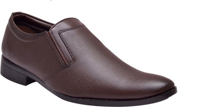 

Enzo Cardini Enzo Cardini Men's Brown Synthetic Leather Formal Shoes Slip On For Men(Brown