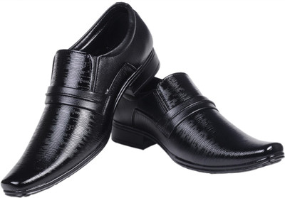 

Enzo Cardini Enzo Cardini Men's Black Synthetic Leather Formal Shoes Slip On For Men(Black