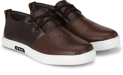 

PALK LOUIS Palk Louis Men's Brown Smart Casual Shoes Sneakers For Men(Brown